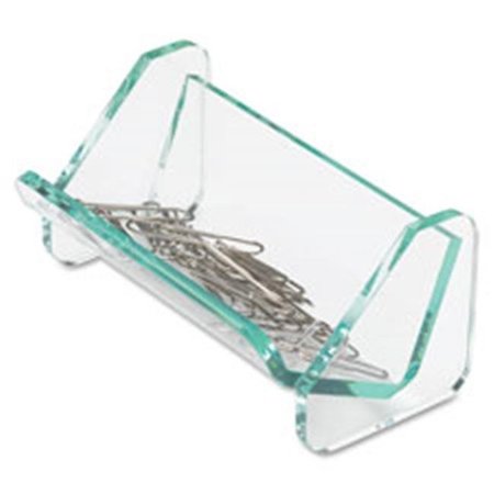 ALFRED MUSIC Paper Clip Holder; 3.88 in. x 2.5 in. x 1.88 in.; Clear-Green SW127753